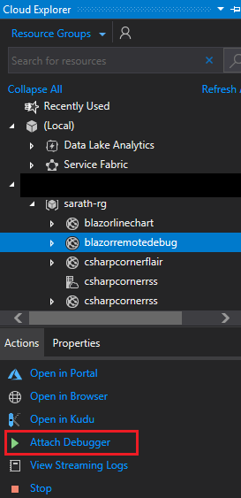 Remotely Debug Blazor App On Azure From Visual Studio